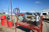 Benzinova stanice na Eagle plains (jedina v okruhu 400km)